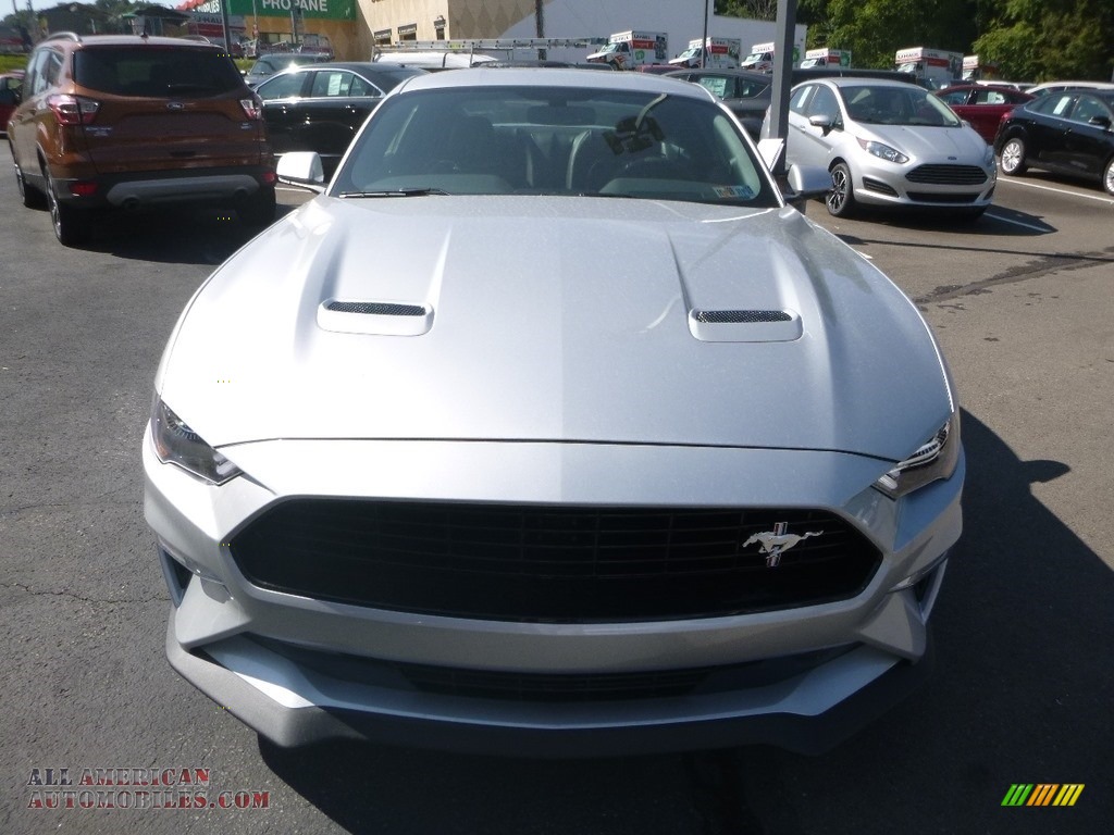 2019 Mustang California Special Fastback - Ingot Silver / Ebony w/Miko Suede and Red Accent Stitching photo #4