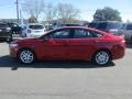 Ford Fusion SE Ruby Red Metallic photo #4