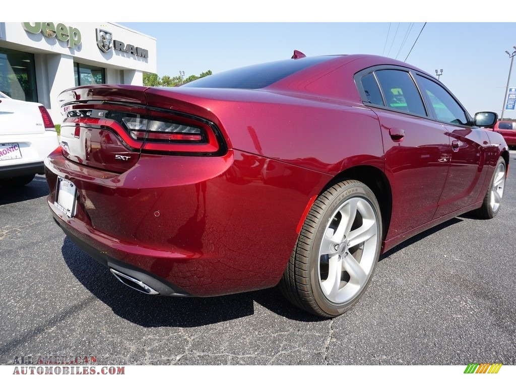 2018 Charger SXT Plus - Octane Red Pearl / Black photo #12