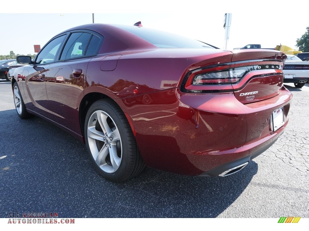 2018 Charger SXT Plus - Octane Red Pearl / Black photo #14