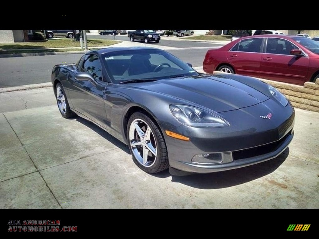 2011 Corvette Coupe - Cyber Gray Metallic / Ebony Black photo #3
