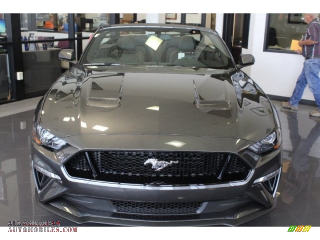 2019 Mustang GT Premium Convertible - Magnetic / Ebony photo #2