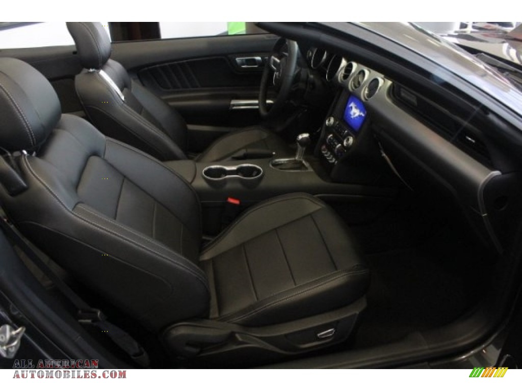 2019 Mustang GT Premium Convertible - Magnetic / Ebony photo #24