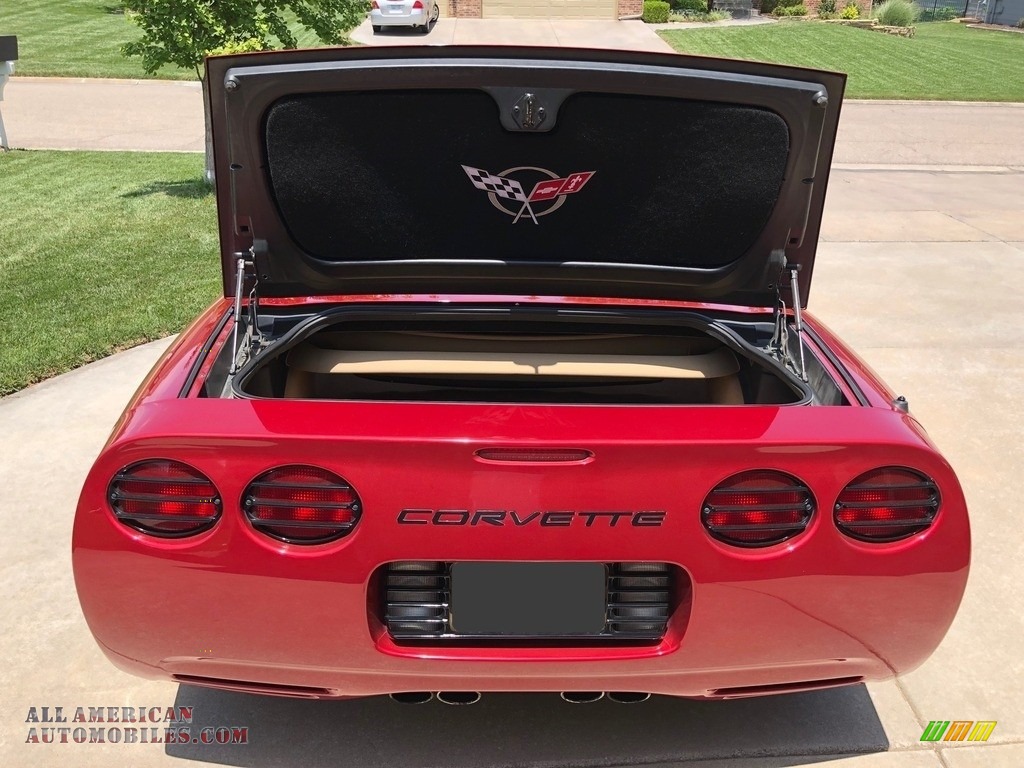 2001 Corvette Convertible - Magnetic Red II Metallic / Light Oak photo #19