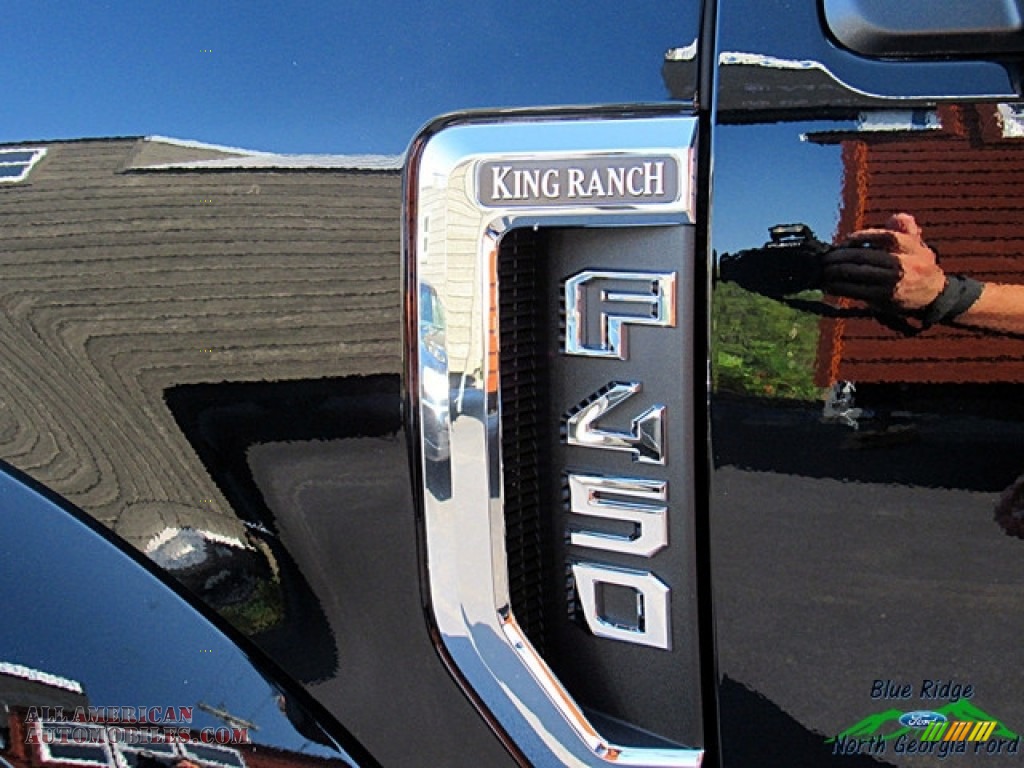 2019 F450 Super Duty King Ranch Crew Cab 4x4 - Agate Black / King Ranch Java photo #39
