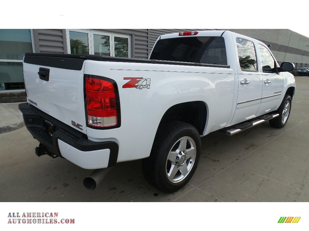 2014 Sierra 2500HD Denali Crew Cab 4x4 - Summit White / Ebony photo #4