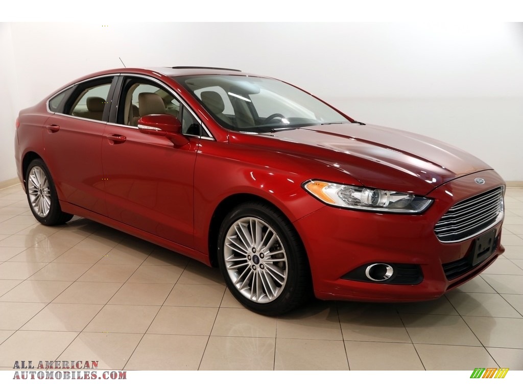 Ruby Red Metallic / Dune Ford Fusion SE 1.6 EcoBoost