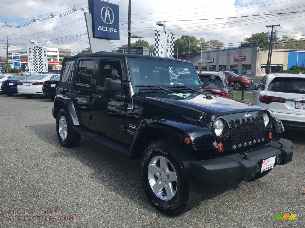 2007 Wrangler Unlimited Sahara 4x4 - Black / Dark Slate Gray/Medium Slate Gray photo #1