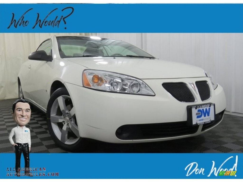 Ivory White / Light Taupe Pontiac G6 GT Convertible