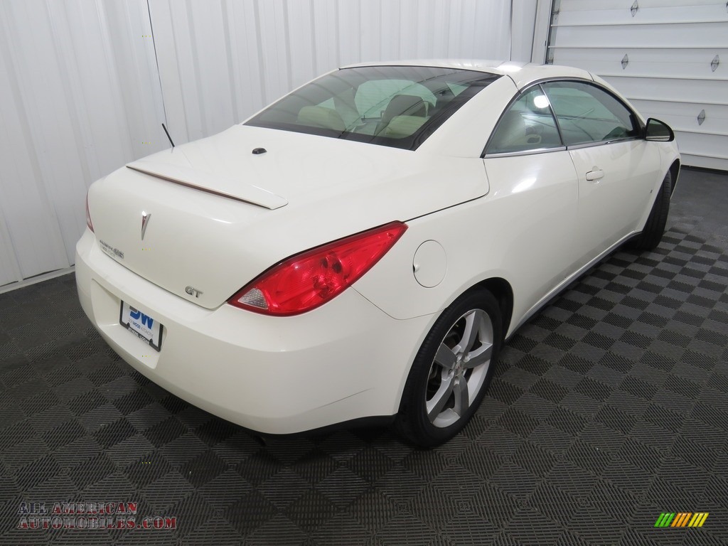 2007 G6 GT Convertible - Ivory White / Light Taupe photo #14