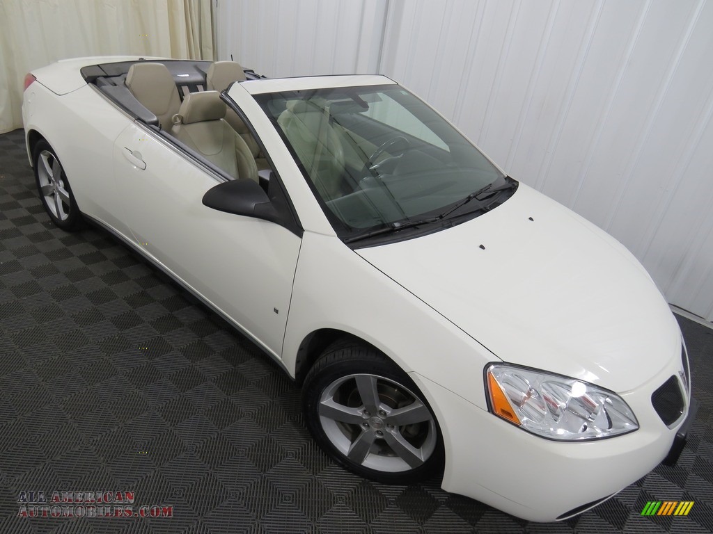2007 G6 GT Convertible - Ivory White / Light Taupe photo #16