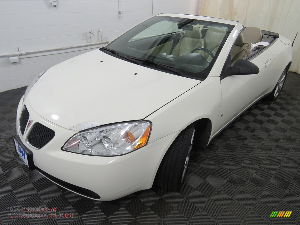 2007 G6 GT Convertible - Ivory White / Light Taupe photo #17
