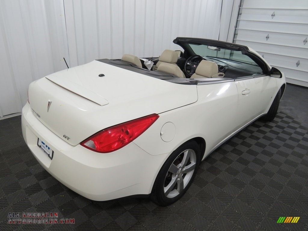2007 G6 GT Convertible - Ivory White / Light Taupe photo #18