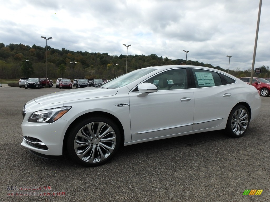 White Frost Tricoat / Light Neutral Buick LaCrosse Essence