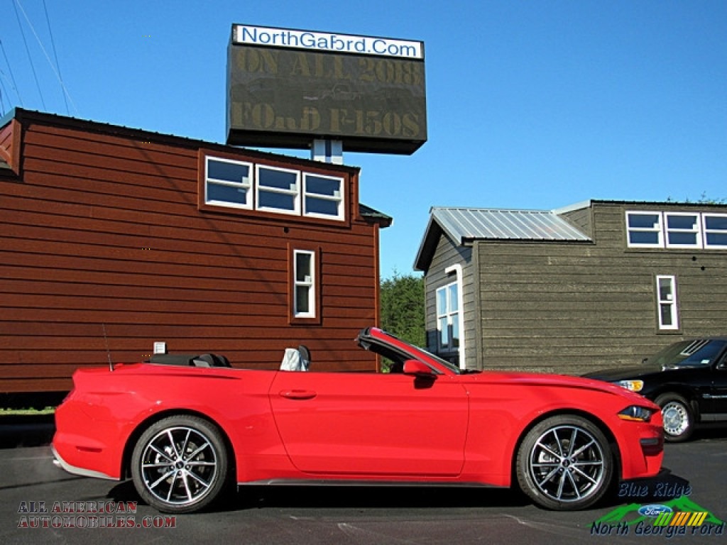 2019 Mustang EcoBoost Convertible - Race Red / Ebony photo #6