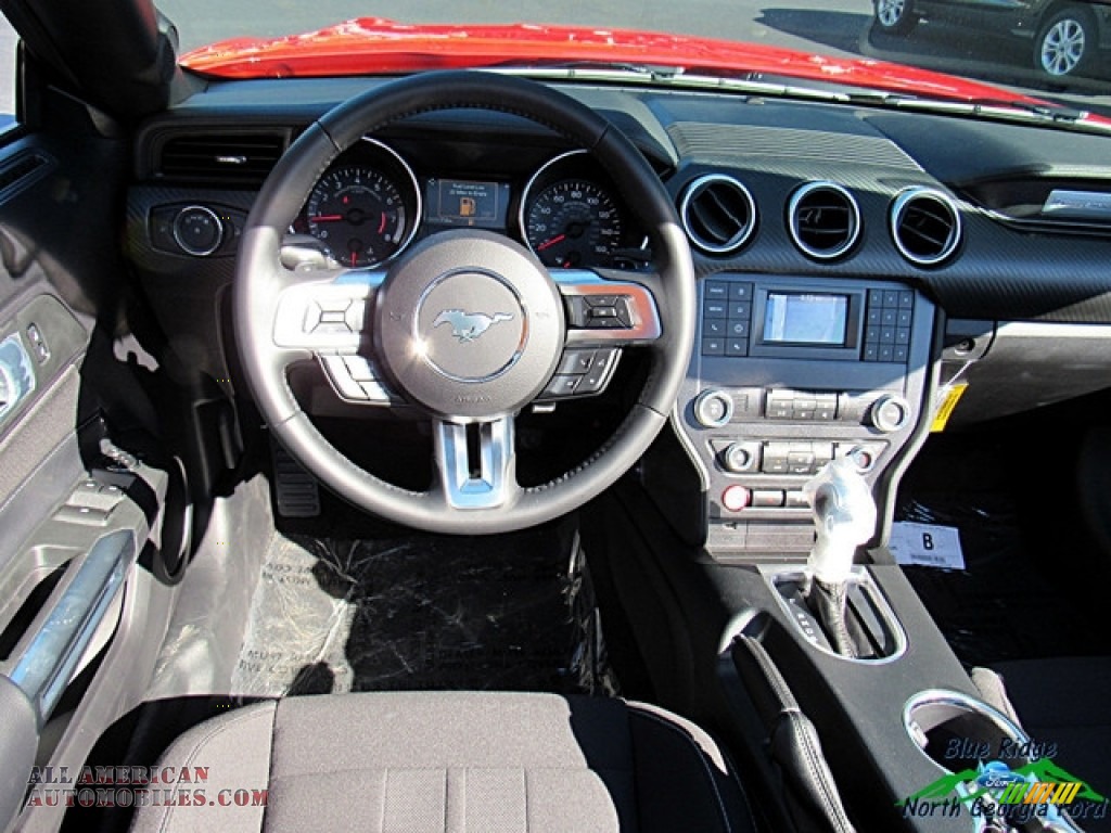 2019 Mustang EcoBoost Convertible - Race Red / Ebony photo #17