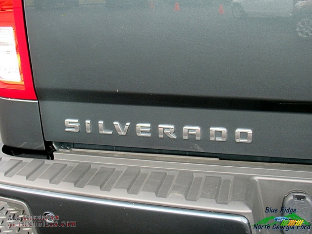 2017 Silverado 1500 LTZ Double Cab 4x4 - Graphite Metallic / Jet Black photo #36