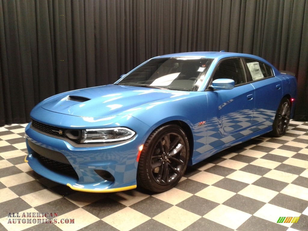 2019 Charger R/T Scat Pack - B5 Blue Pearl / Black photo #2