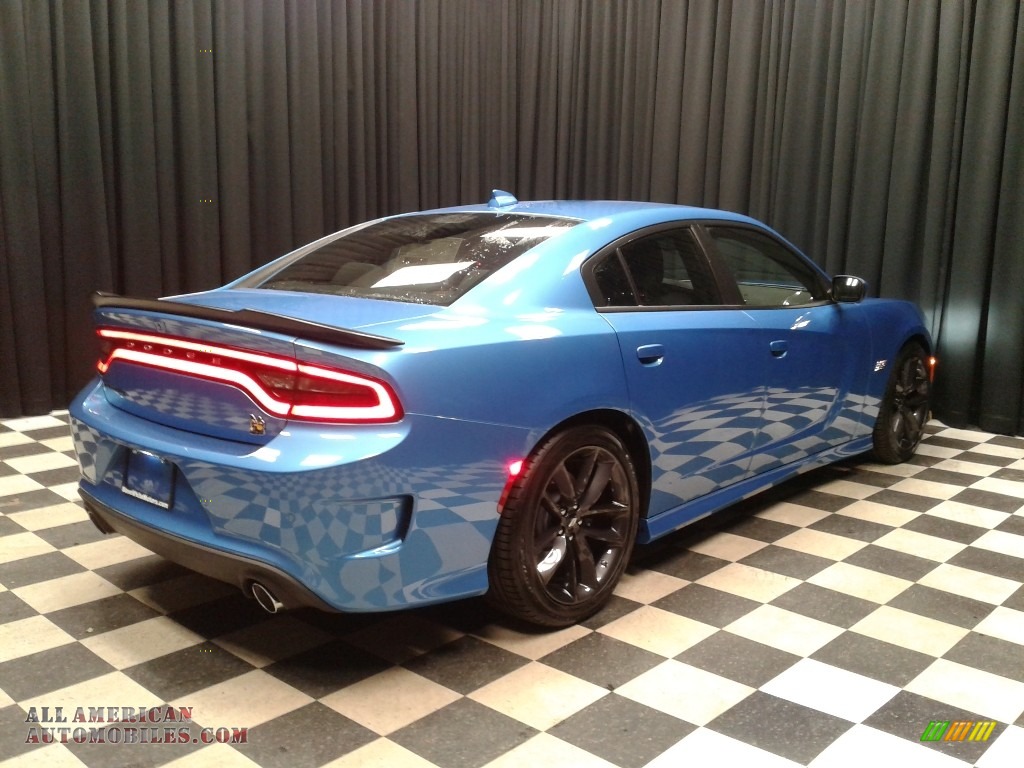 2019 Charger R/T Scat Pack - B5 Blue Pearl / Black photo #6