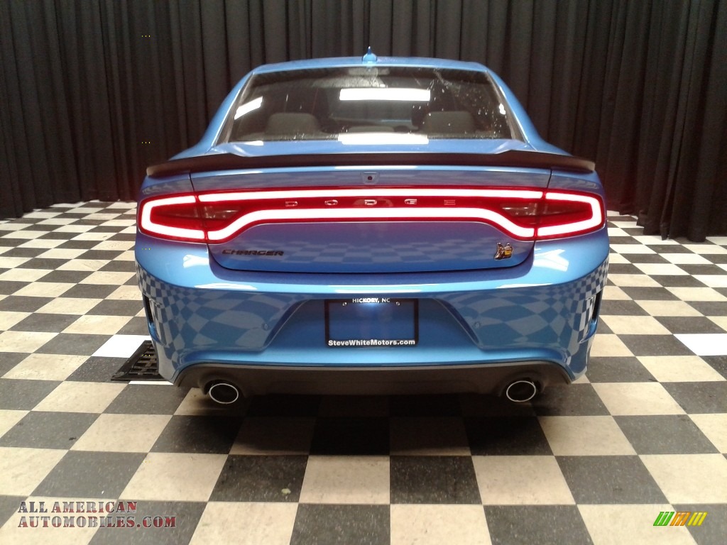 2019 Charger R/T Scat Pack - B5 Blue Pearl / Black photo #7