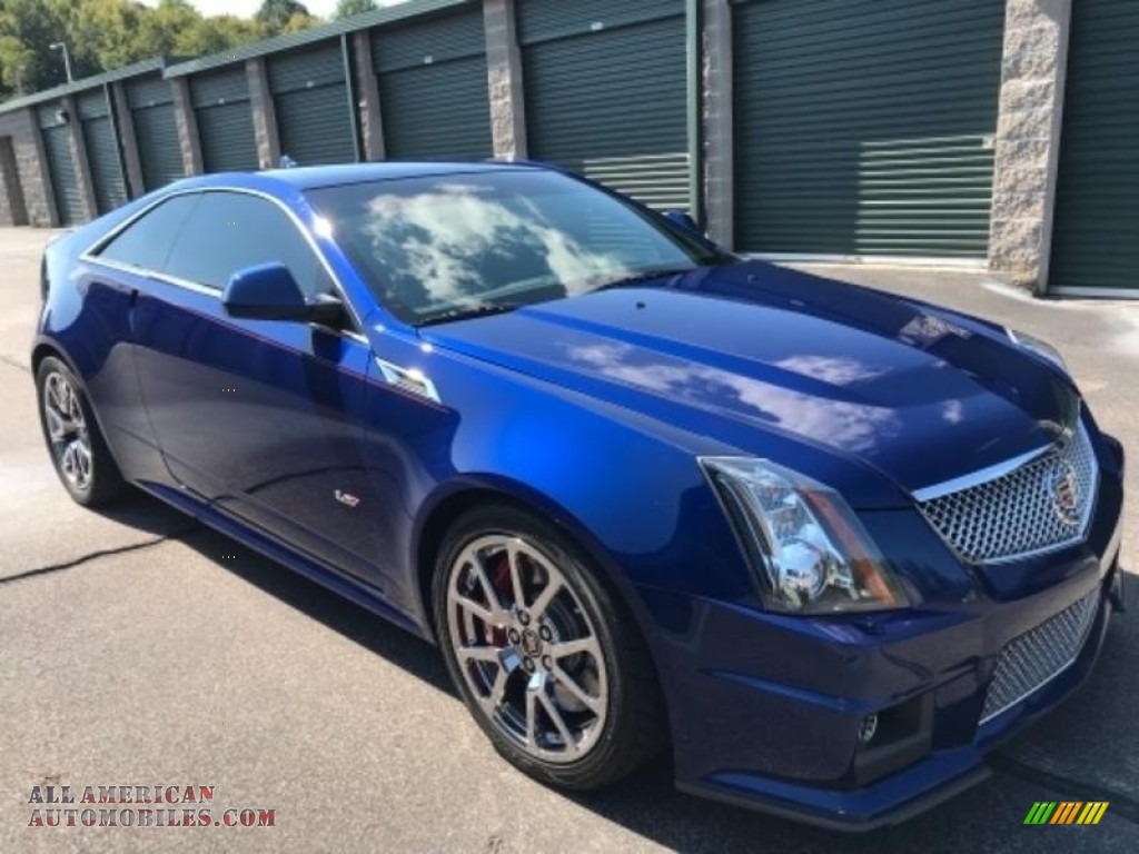 Opulent Blue Metallic / Light Titanium/Ebony Cadillac CTS -V Coupe