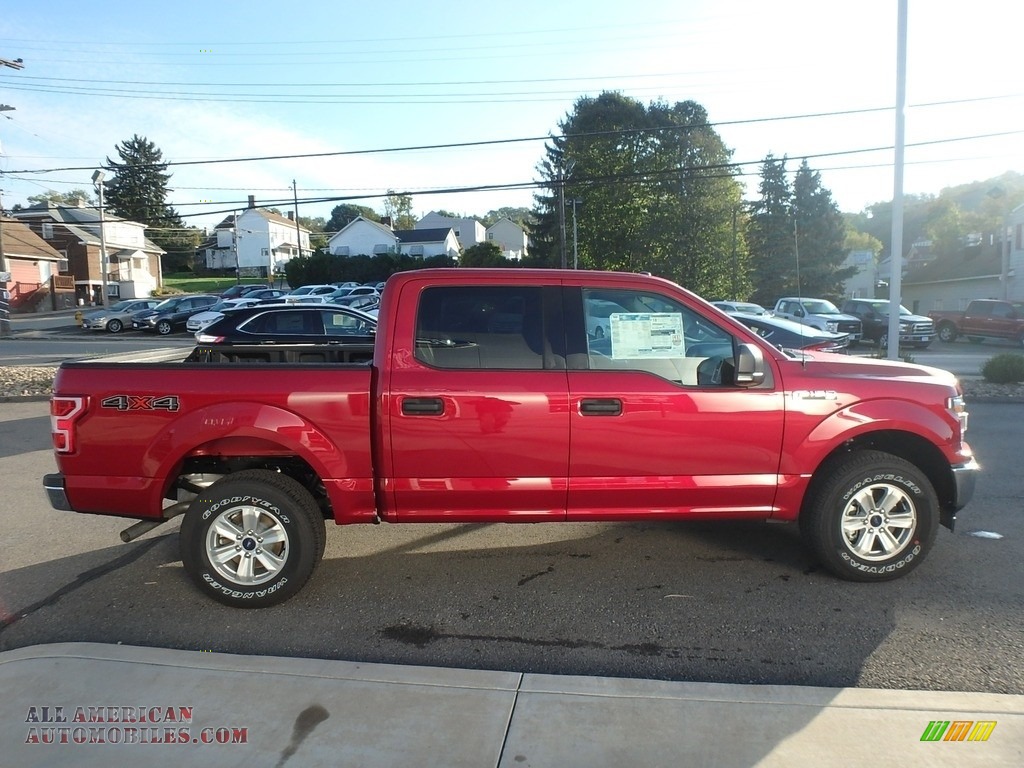 2018 F150 XLT SuperCrew 4x4 - Ruby Red / Earth Gray photo #4