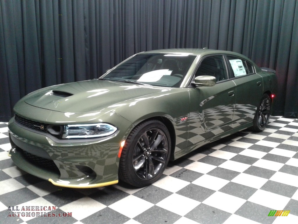 2019 Charger R/T Scat Pack - F8 Green / Black photo #2