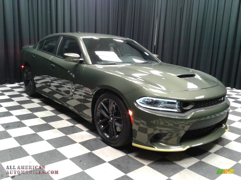 2019 Charger R/T Scat Pack - F8 Green / Black photo #4