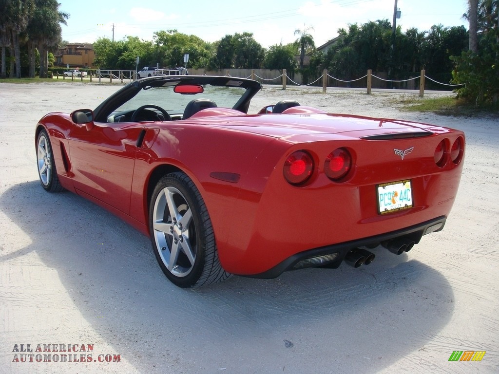 2005 Corvette Convertible - Precision Red / Ebony photo #5