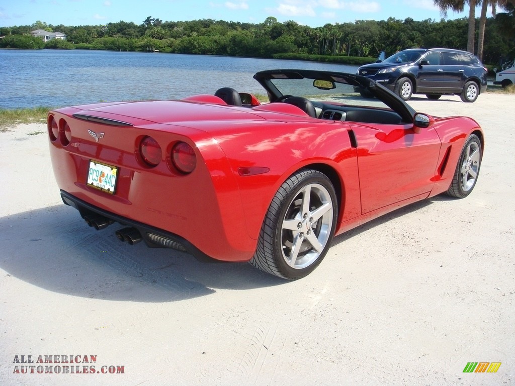 2005 Corvette Convertible - Precision Red / Ebony photo #7