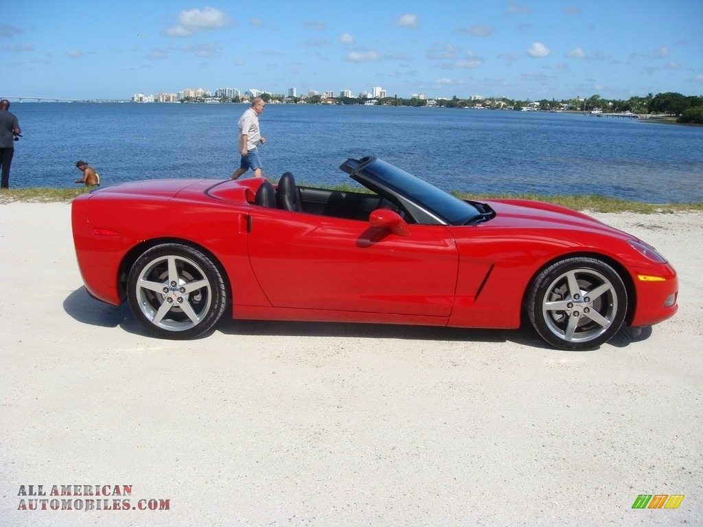 2005 Corvette Convertible - Precision Red / Ebony photo #8