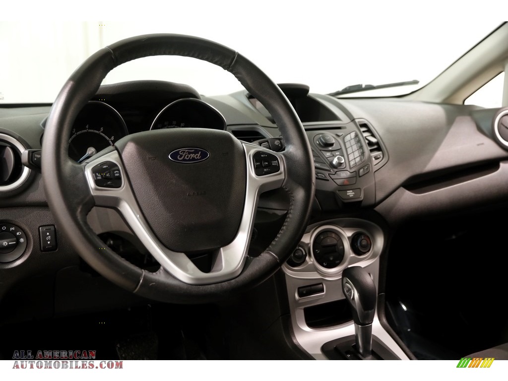 2014 Fiesta SE Hatchback - Storm Gray / Charcoal Black photo #7