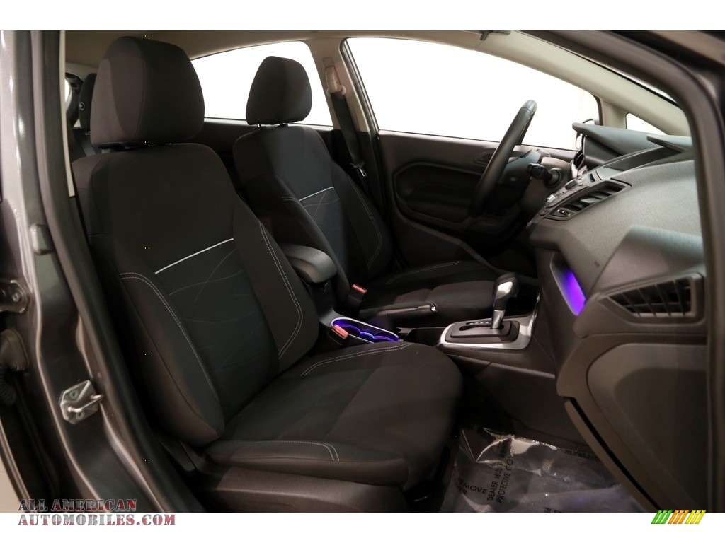 2014 Fiesta SE Hatchback - Storm Gray / Charcoal Black photo #18