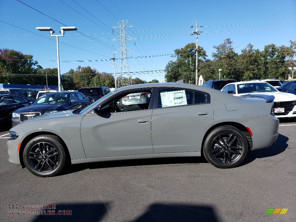2019 Charger SXT AWD - Destroyer Gray / Black photo #3