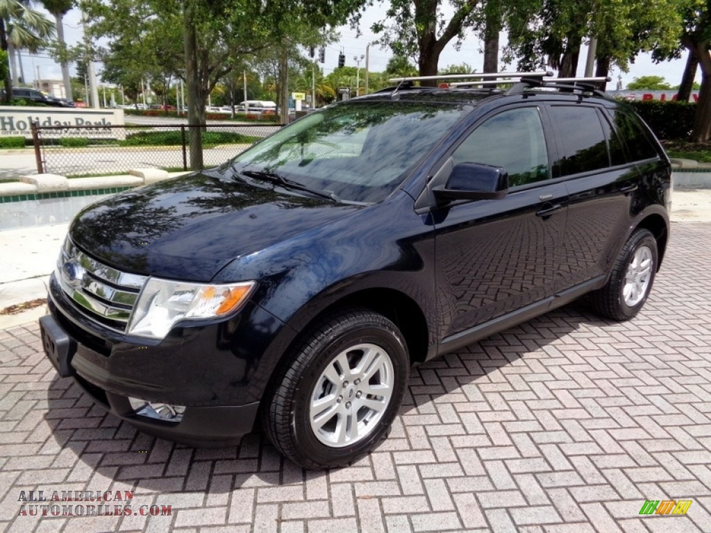 2008 Edge SEL AWD - Dark Ink Blue Metallic / Charcoal photo #1