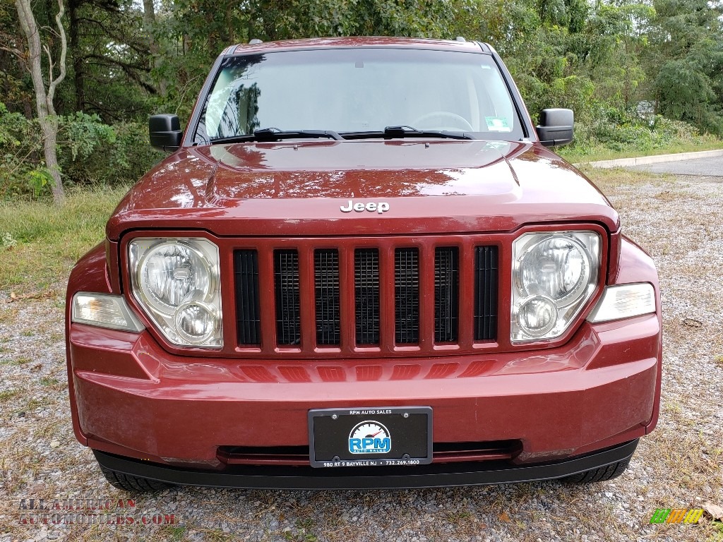 2008 Liberty Sport 4x4 - Inferno Red Crystal Pearl / Pastel Pebble Beige photo #2