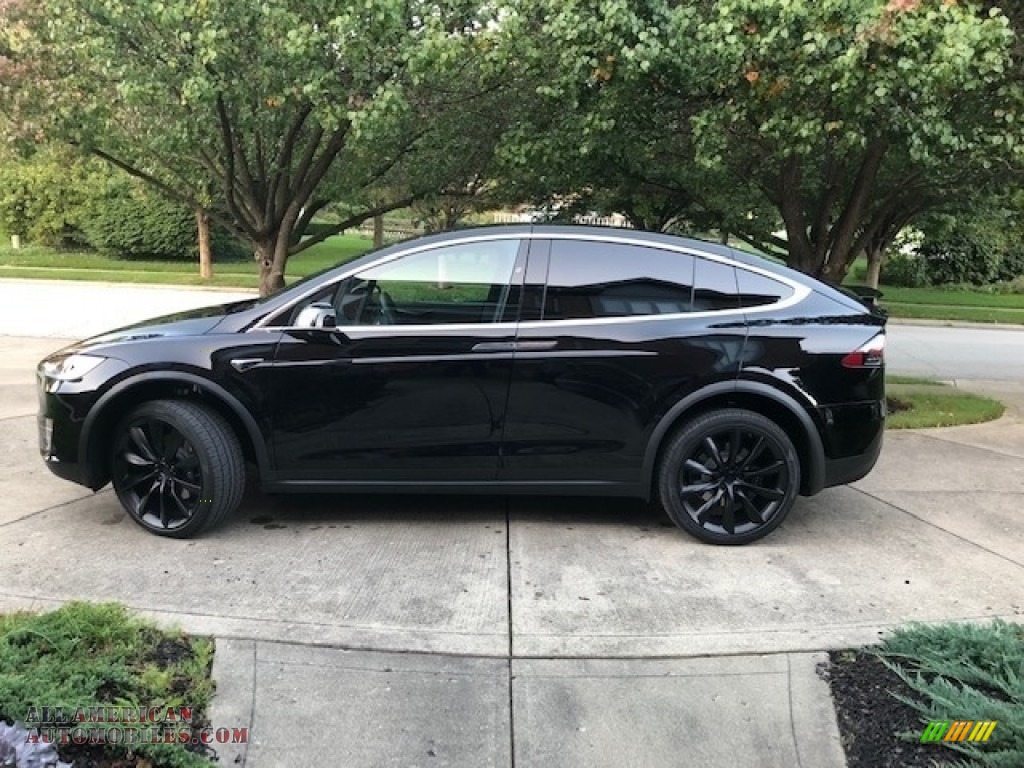 2018 Model X 100D - Solid Black / Black photo #1