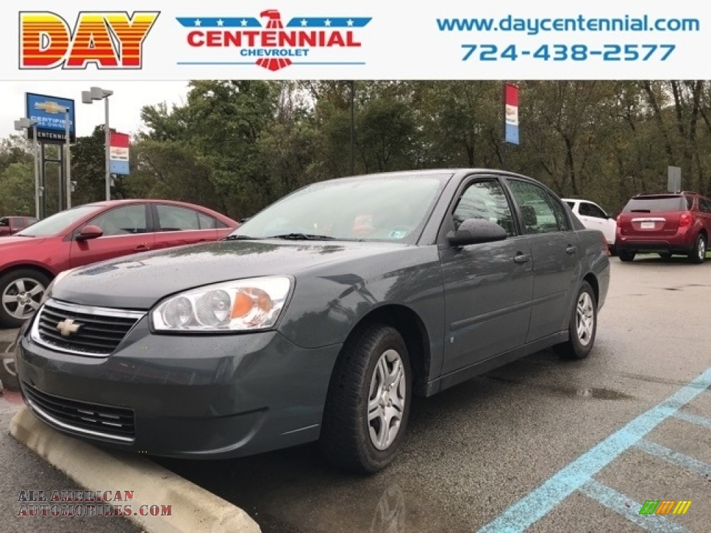 2008 Malibu Classic LS Sedan - Dark Gray Metallic / Titanium Gray photo #1