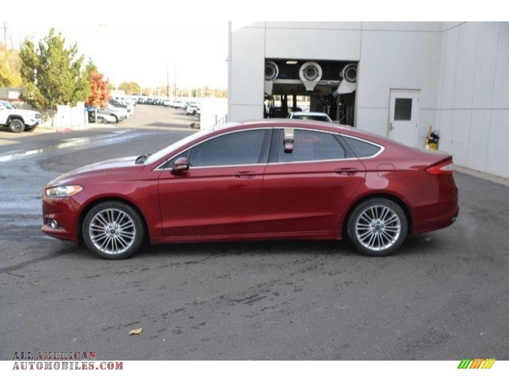 2014 Fusion SE EcoBoost - Ruby Red / Charcoal Black photo #3