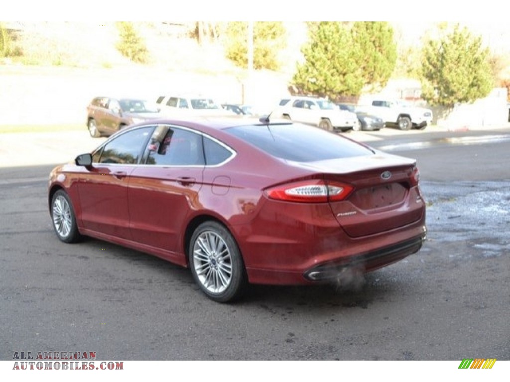 2014 Fusion SE EcoBoost - Ruby Red / Charcoal Black photo #4