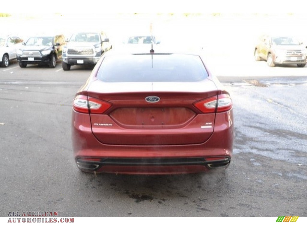 2014 Fusion SE EcoBoost - Ruby Red / Charcoal Black photo #5
