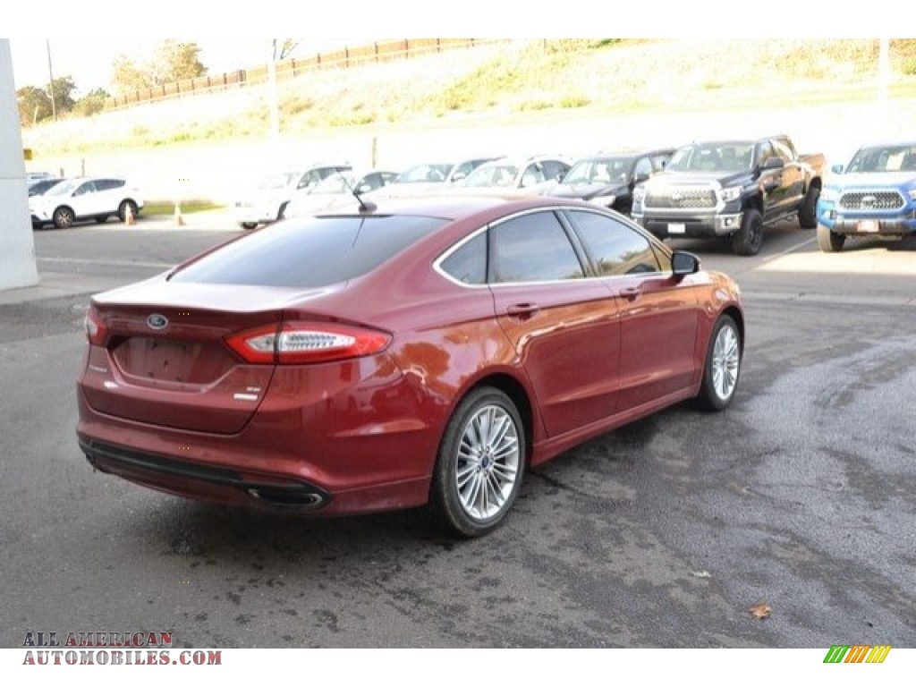 2014 Fusion SE EcoBoost - Ruby Red / Charcoal Black photo #6