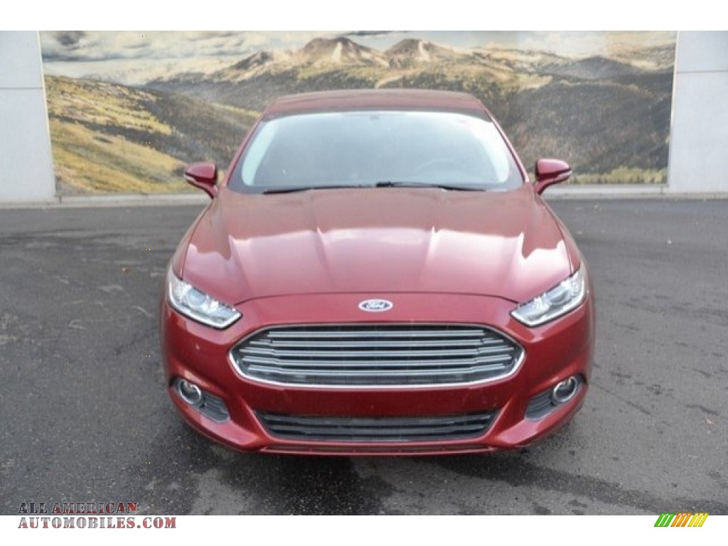 2014 Fusion SE EcoBoost - Ruby Red / Charcoal Black photo #8