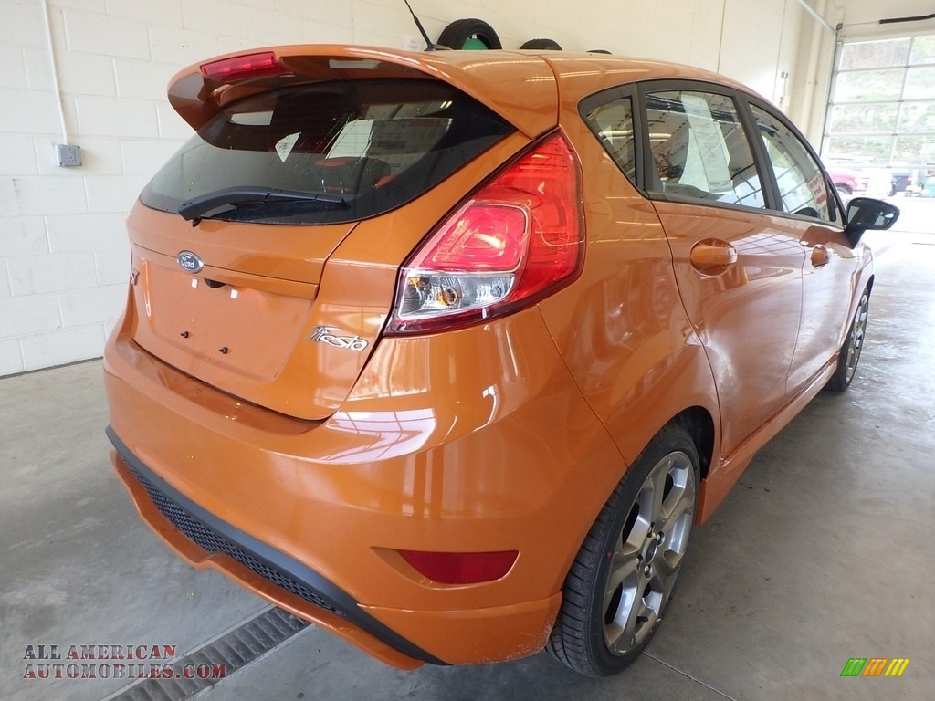 2018 Fiesta ST Hatchback - Orange Spice / Molten Orange/Charcoal Recaro photo #2