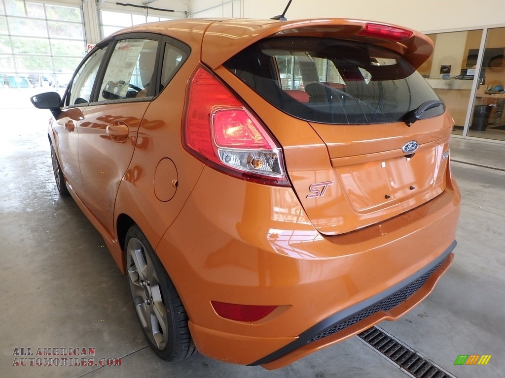 2018 Fiesta ST Hatchback - Orange Spice / Molten Orange/Charcoal Recaro photo #3