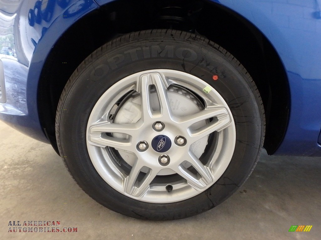 2018 Fiesta SE Sedan - Lightning Blue / Charcoal Black photo #5