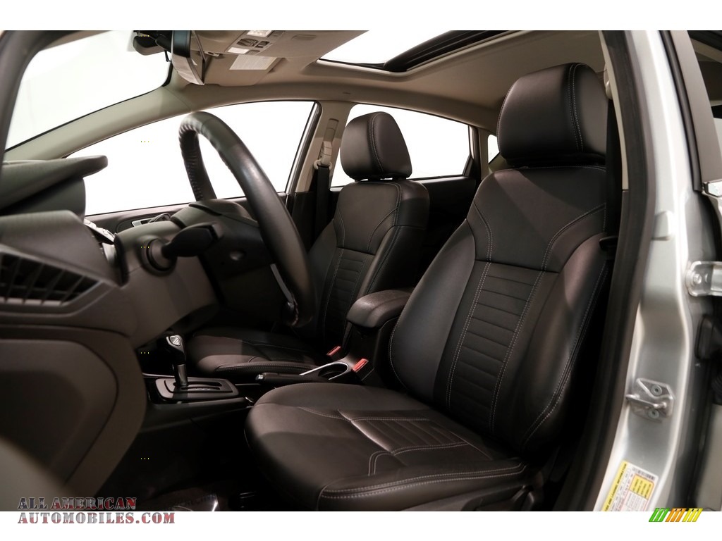 2014 Fiesta Titanium Hatchback - Ingot Silver / Charcoal Black photo #5