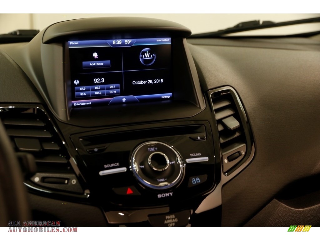 2014 Fiesta Titanium Hatchback - Ingot Silver / Charcoal Black photo #7
