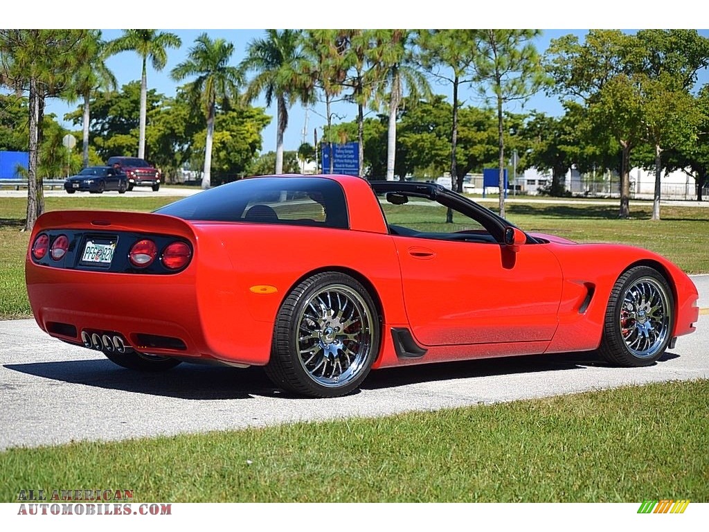 2001 Corvette Coupe - Torch Red / Light Gray photo #3
