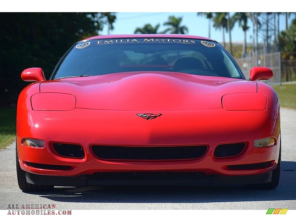 2001 Corvette Coupe - Torch Red / Light Gray photo #15